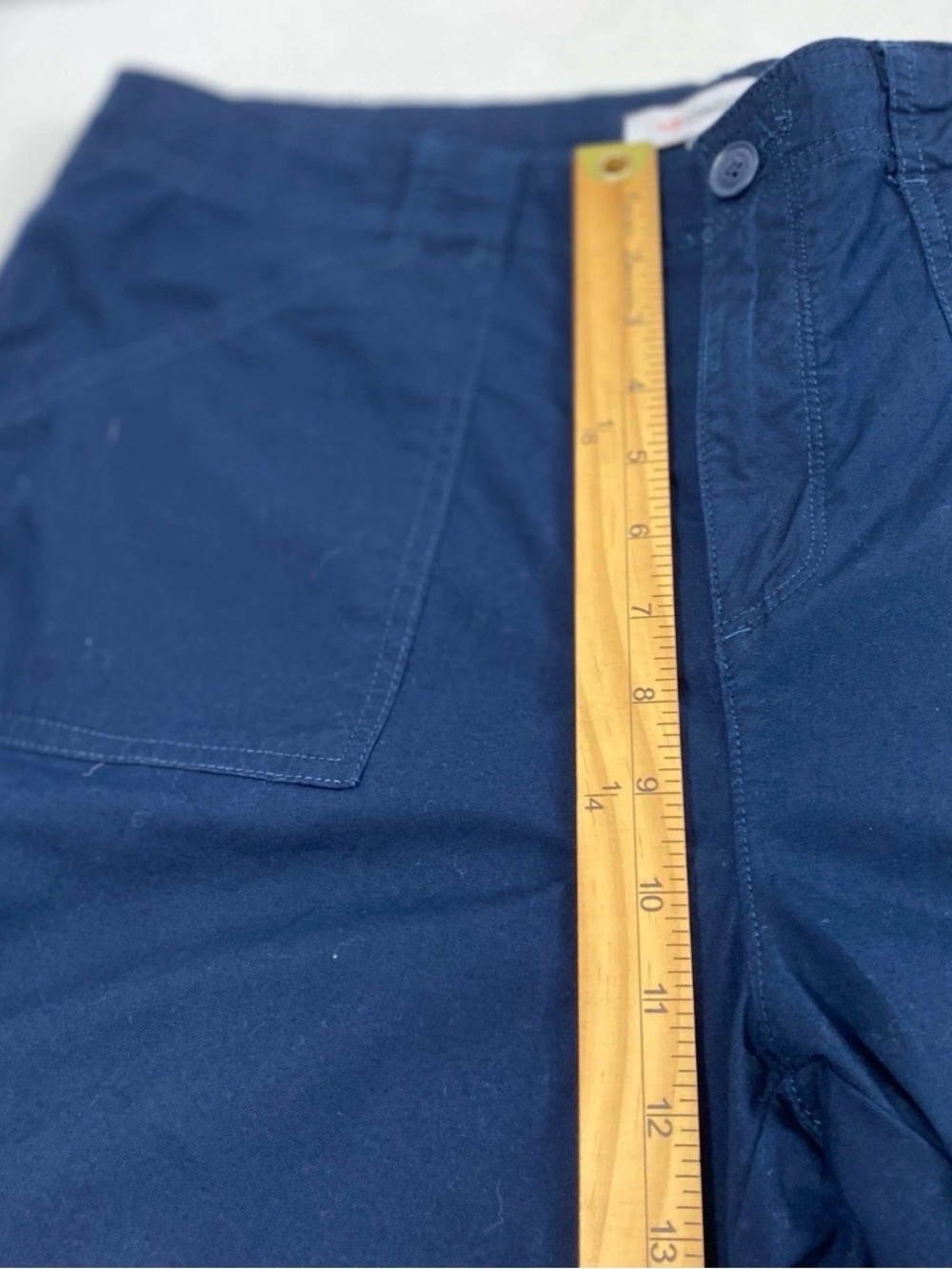 Women’s Liz Claiborne Valerie Navy Cargo Cropped Ankle - Picture 4 of 8
